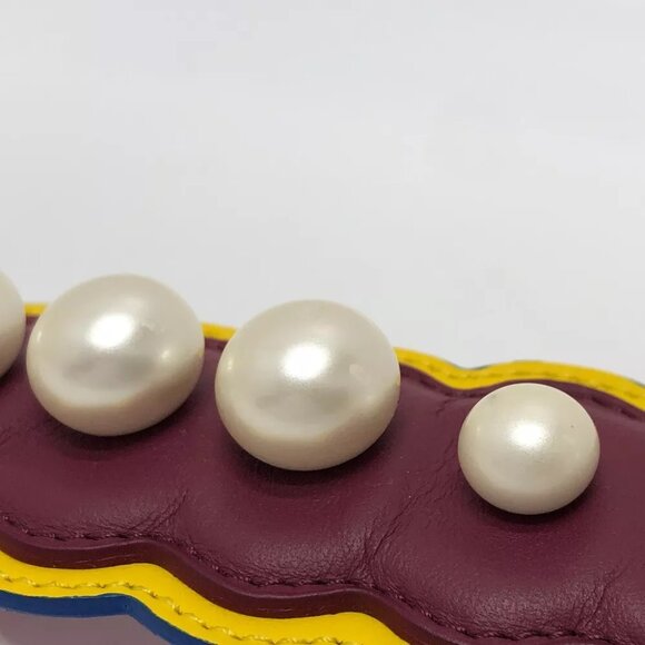 FENDI Faux pearl Strap you Spare Shoulder Strap Multicolore/SilverHardware - Picture 7 of 9